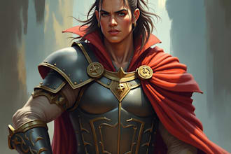 do character art, dnd, and game art
