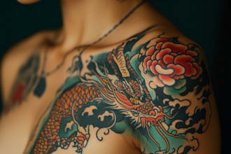 authentic japanese style tattoos for you