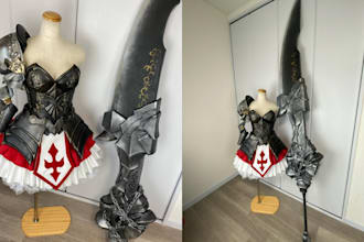 3d wearable anime cosplay armor model 3d costume cosplay weapon prop 3d printing