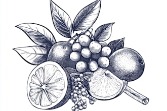 draw botanical and animal designs and patterns for you