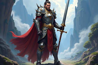 draw dnd and fantasy character or party illustration for you