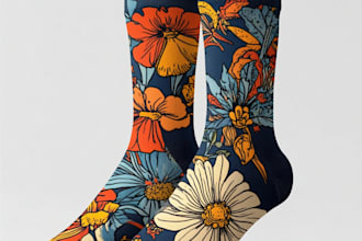 make a unique socks design