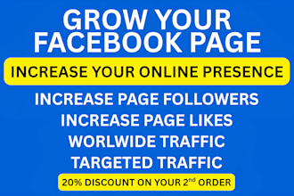 grow facebook page following fast organically