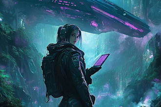 do star wars, game character or sci fi game character art