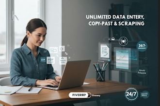 do unlimited data entry copy paste web scraping in 20 hrs