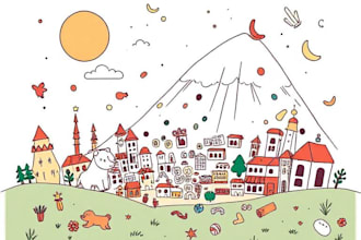 create doodle illustration, cartoon and nft art in my style