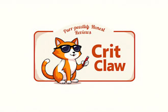 make eye catching cat claw mascot logo for you  just in 12 hours