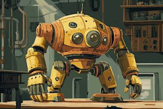 make a warhammer 40k illustration