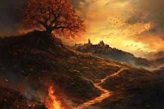 design best selling fantasy book cover for you