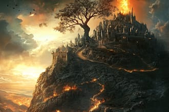 design fantasy, romance and sci fi book covers