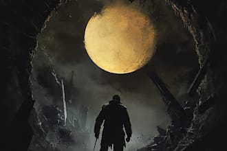 create professional fantasy book cover and sci fi book cover
