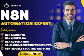 n8n automation n8n ai agent n8n workflow n8n expert vapi retell ai voice agent