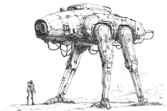 make a warhammer illustration of you
