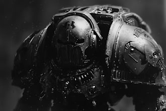 create detailed warhammer illustration, paint warhammer