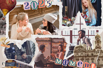 make amazing custom scrapbook photo collage