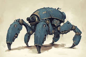 draw warhammer figures with old school