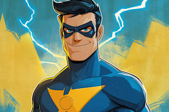 make you as a superhero marvel or dc character