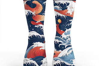 design unique socks design for your brand
