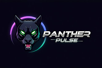design outstanding panther head mascot logo with express delivery