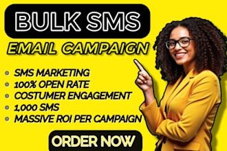 send bulk SMS message marketing campaign, bulk email with simple texting twilio