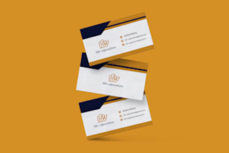 design a professional and modern business card for you