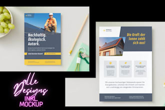 ein professionelles flyer design für dein unternehmen oder event erstellen