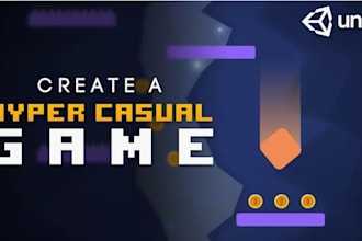 create a 2d or 3d hyper casual mobile game or multiplayer app
