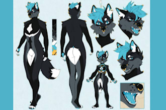 draw furry reference sheet nsfw furry art oc furry ref sheet fursona character