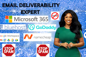 set up email deliverability and fix spam issues with spf dkim dmarc dns records