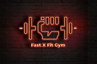 do extremely modern elegant and gym luxury logo design