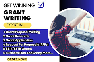 grant writing grant proposals grant research grant application business plan
