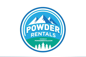 design an adventure, travel, outdoor, or camp logo