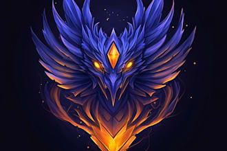 make a fantasy, whimsical and disney style for and logo
