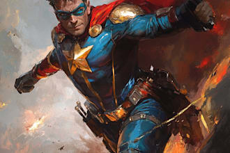 draw comic book art, comic book illustrations