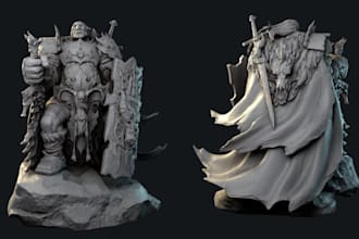 do expert 3d printing painting for miniatures warhammer cosplay and dioramas