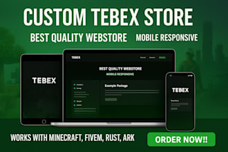setup your tebex minecraft server fivem server rust server tebex expert