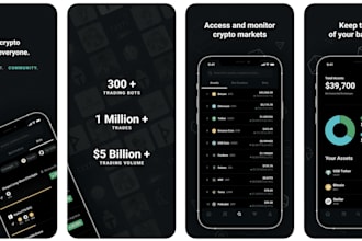 develop ai automated saas crypto trading bot platform like cryptohopper, pionex