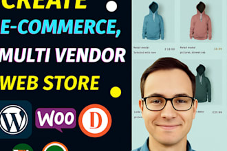setup ecommerce multivendor marketplace woocommerce store dokan elementor expert