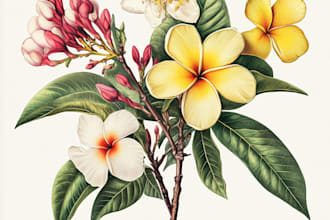 do paint watercolour botanical illustrations