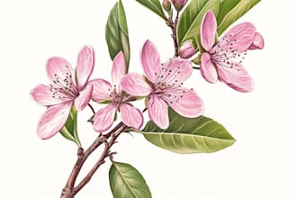 do illustration of stunning botanicals, floral and fruits