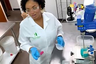 formulate cosmetics, beauty creams, lotions and make up products as a chemist