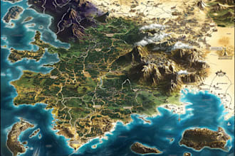 create custom fantasy maps for you