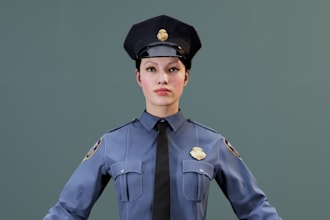 realistic game character,aaa 3d metahuman character,ue5 rig, maya,stylized model