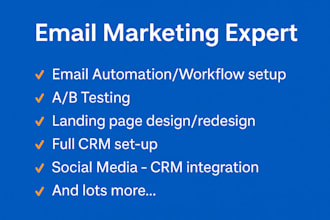 do mailerlite email marketing, automation, template design, landing page setup