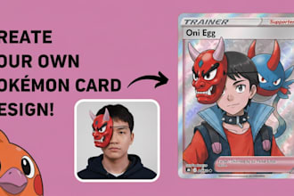 draw fantasy tcg card game illustration for mtg yugioh pokemon or custom deck