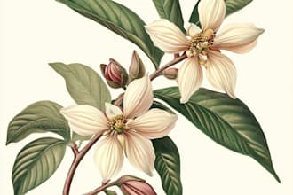 line art, one line art, botanical, flower illustration