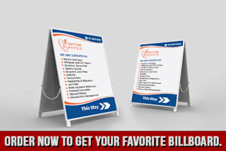 design billboard, vinyl banner, signage, street signs, rollups and yard signs