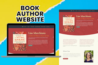 author website children book author website ebook website author landing page