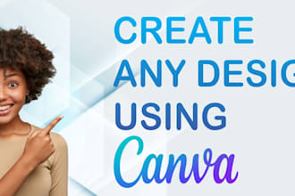 your social media marketing, eye catching canva design