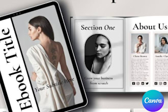 do canva ebook design, canva workbook, lead magnet, ebook layout and formatting